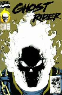 GHOST RIDER COMIC BOOK GLOW IN THE DARK COVER GOLD VARIANT MARVEL 