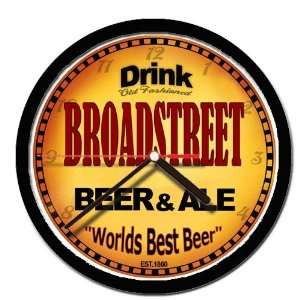  BROADSTREET beer and ale cerveza wall clock Everything 