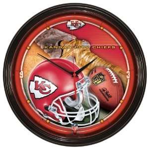  NFL Kansas City Chiefs Neon Clock