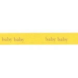  Midori Baby Baby Rayon Ribbon, Yellow, 50 Yard Spool Arts 