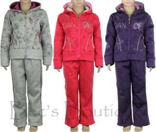   Tracksuit Set Hoodie Jacket & Bottoms Kids Clothes 1 5 year  
