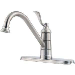  Pfister T34 1PS0 One Handle Kitchen Faucet   Stainless 