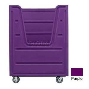  Purple Hopper Front Poly Trux® 48 Cu. Ft., Steel Base 
