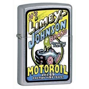  Zippo Limey Johnson Motor Oil,Street Chrome #21011 Sports 