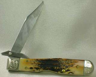 Case XX Knives Blue Scroll Cheetah Cub Knife 08349E  
