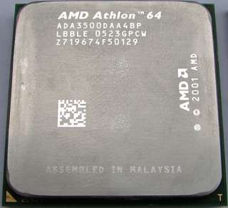 AMD ATHLON 64 3500+ 2.2 GHz PROCESSOR ADA3500DAA4BP  