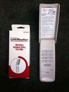 Liftmaster/Clicker/Chamberlain/Craftsman 377LM Wireless Keyless Entry 