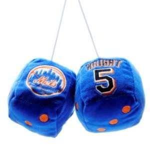  New York Mets David Wright #5 3 Fuzzy Dice Sports 