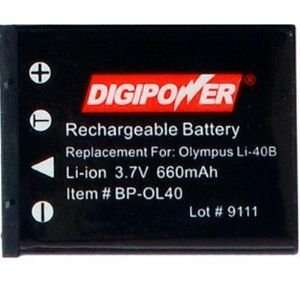  Replacement Btry Olympus Li40B