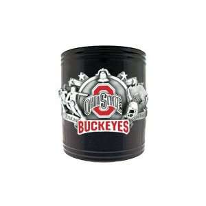  Ohio State Buckeyes Black Stainless Steel Can Cooler 