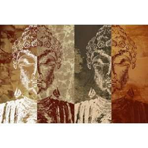  Two Buddhas Wall Mural