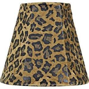  Leopard Faux Suede Lamp Shade