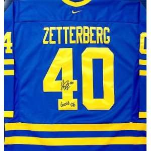    Signed Henrik Zetterberg Uniform   (Team Sweden)
