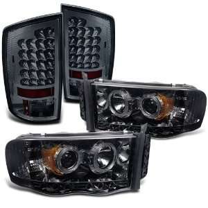 Eautolight 02 05 Dodge RAM 1500/2500 Halo Projector Headlights + LED 