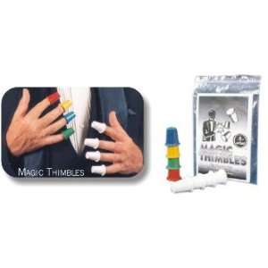  Thimbles Set, Multi Color   Close Up Magic trick Toys 