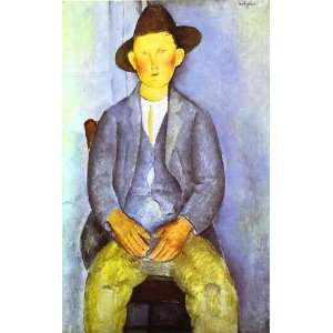   Amedeo Modigliani   24 x 38 inches   The Little Pea
