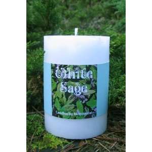  White Sage Candle by Montserrat