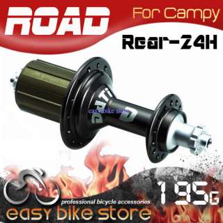 SHIMANO 195G * BLACK Dati Road Bike Super Light Bearing Hub 24H * REAR 