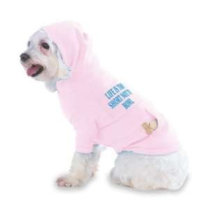   BOWL Hooded (Hoody) T Shirt with pocket for your Dog or Cat LARGE Lt