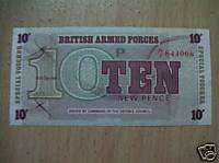 British Armed Forces 10 New Pence 6th Series  
