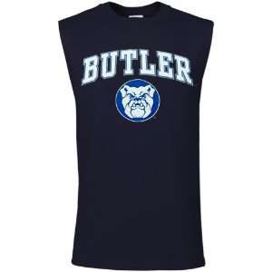Butler Bulldogs Black Big Arch n Logo Sleeveless T shirt