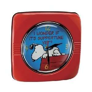 Peanuts Snoopy Suppertime Retro Wall Clock Kitchen 