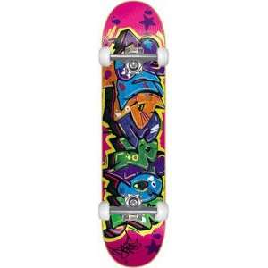  Superior Cope II Wild Complete Skateboard   7.75 Pink w 