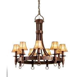 Kalco 4209BY Bayou Americana 9 Light Chandelier From the 