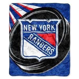    New York Rangers Super Soft Sherpa Blanket