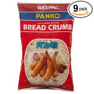 Wel Pac Panko Bread Crumbs, 6 Ounce (Pack of 9)  Grocery 