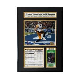  Pittsburgh Steelers Super Bowl XL Ticket Frame Jr   Hines 