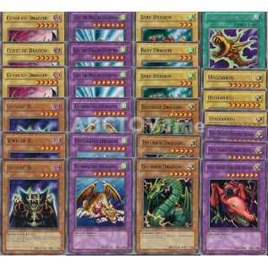   Super Dragon 25 Card Lot with Thunder Gaia Lord Flute Dragon Toys