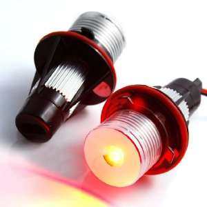  Super Bright 3W Red LED Halo Ring Angel Eye Light Headlamp Bulbs 