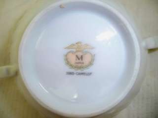 Old Noritake? Japan Camelot 3560 Sugar Dish Bowl & Lid  
