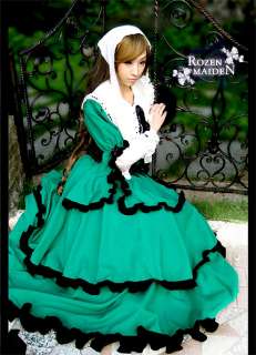   Rozen Maiden Lolita cosplay Suiseiseki Dress Hot sale Cosplay costume