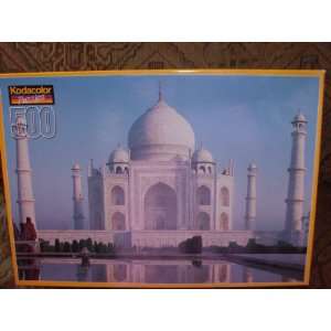  Kodacolor Brand 500 Piece Puzzle   Taj Mahal, India Toys 