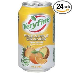 SunnyD Veryfine, Pineapple Orange, 11.5 Ounce Cans (Pack of 24 