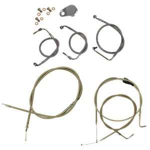   CHOPPERS STOCK HANDLEBAR CABLE KIT FOR 1996 07 FL TOURING Automotive