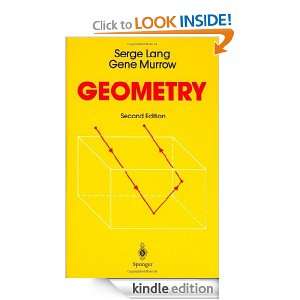 Geometry Serge Lang, Gene Murrow  Kindle Store