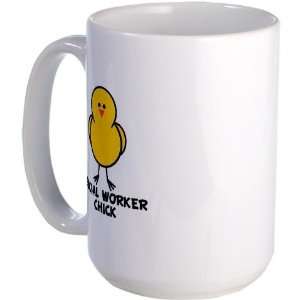  Social Worker Chick Social worker Large Mug by  