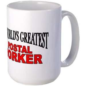  The Worlds Greatest Postal Worker Occupations Large Mug 