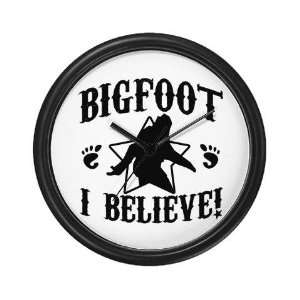   BIGFOOT   I Believe Camping Wall Clock by  