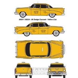  HO 1956 Dodge Coronet Sedan, Taxi Toys & Games