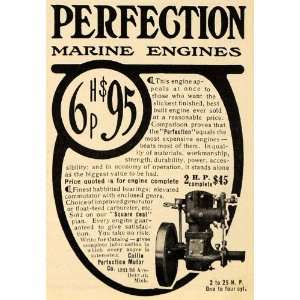  Marine Engines Machine Boat Caille   Original Print Ad