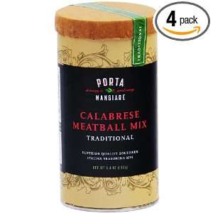 Porta Mangiare Calabrese Meatball Mix, Traditional, 5.4 Ounce 