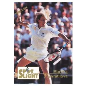  Tennis Express Martina Navratilova Spotlight Card 