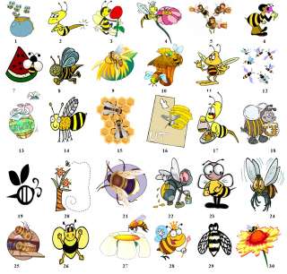 Cute Bee Honey Hive Address or Favor Labels Great Gift  