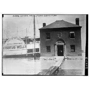  Harbor Masters Office,St. Louis,during flood