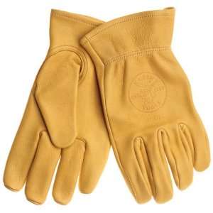  Klein Tools 40021 Unlined Sueded Deerskin Work Gloves 