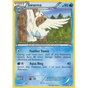  Pokemon   Swanna (37)   Black and White Toys & Games